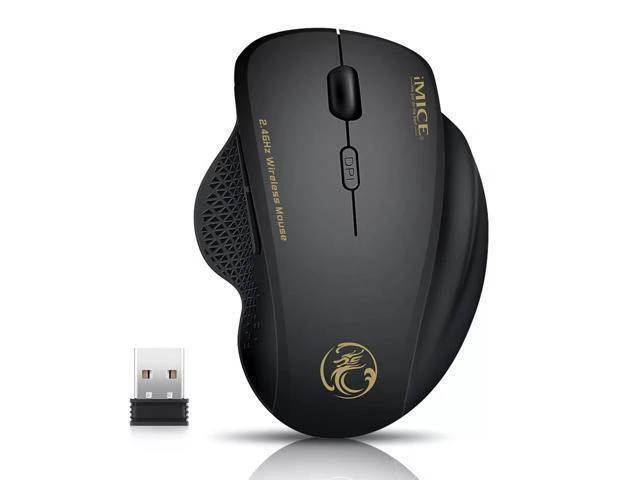 Alt view image 7 of 12 - 2.4GHz Wireless Optical Mice PC Gaming Mouse 6 Buttons & USB Receiver for Laptop