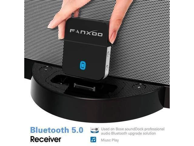 Alt view image 7 of 10 - 30Pin Wireless Bluetooth 5.0 Receiver Audio Adapter for SoundDock iPod iPhone Speaker Adaptor 30 Pin Dock Docking Station
