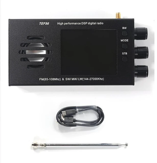 Alt view image 7 of 12 - 3.2-inch LCD display TEF86 high-performance DSP digital radio SW/MW/LW