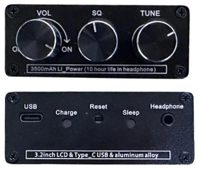 Alt view image 9 of 12 - 3.2-inch LCD display TEF86 high-performance DSP digital radio SW/MW/LW