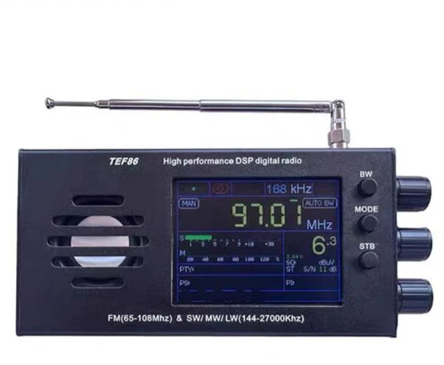 Alt view image 10 of 12 - 3.2-inch LCD display TEF86 high-performance DSP digital radio SW/MW/LW