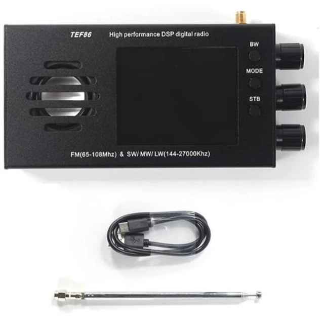 Alt view image 12 of 12 - 3.2-inch LCD display TEF86 high-performance DSP digital radio SW/MW/LW