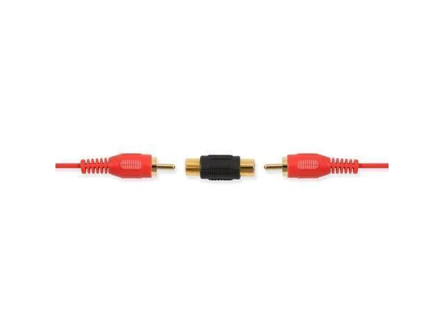 Alt view image 12 of 14 - 10 Pack RCA Female to Female Coupler Audio Video Gold Adapter for Phono Speaker RCA Cable Amplifier