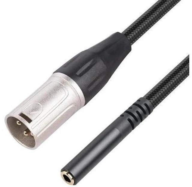 Alt view image 4 of 6 - 3.5mm Stereo Audio Adapter Cable Female To XLR Male Interconnect Cable for Microphone