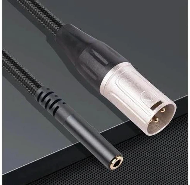 Alt view image 5 of 6 - 3.5mm Stereo Audio Adapter Cable Female To XLR Male Interconnect Cable for Microphone