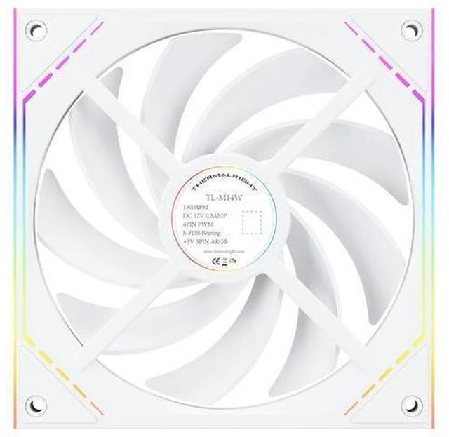Alt view image 6 of 10 - TL-M14W ARGB Infinite Mirror 14CM case fan 5V Synchronization with Light Show