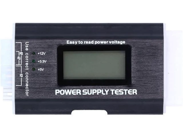 Alt view image 8 of 14 - PC Power Supply Tester, Computer Power Supply Tester LCD Display Easy To Use LCD Power Tester for Computer PC for Test Power
