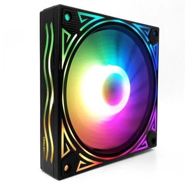 Alt view image 6 of 10 - 120mm PC Computer Ultra Cooler Fan RGB 12cm 12V 6Pin Desktop CPU PC Case Slient Cooling Clooer Fan rgb Control Box Easy Install