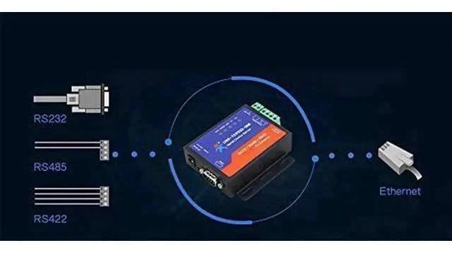 Alt view image 12 of 14 - Vszerda USR-TCP232-306 Serial to Ethernet Converter LAN Ethernet TCP/IP to RS232 RS485 RS422 Converter2