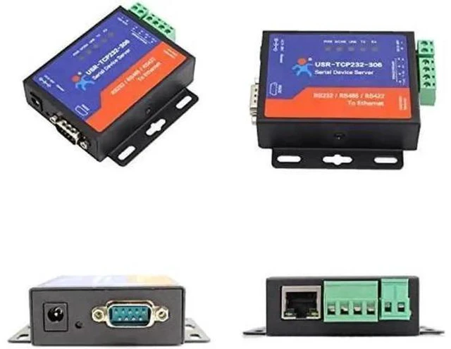 Alt view image 13 of 14 - Vszerda USR-TCP232-306 Serial to Ethernet Converter LAN Ethernet TCP/IP to RS232 RS485 RS422 Converter2