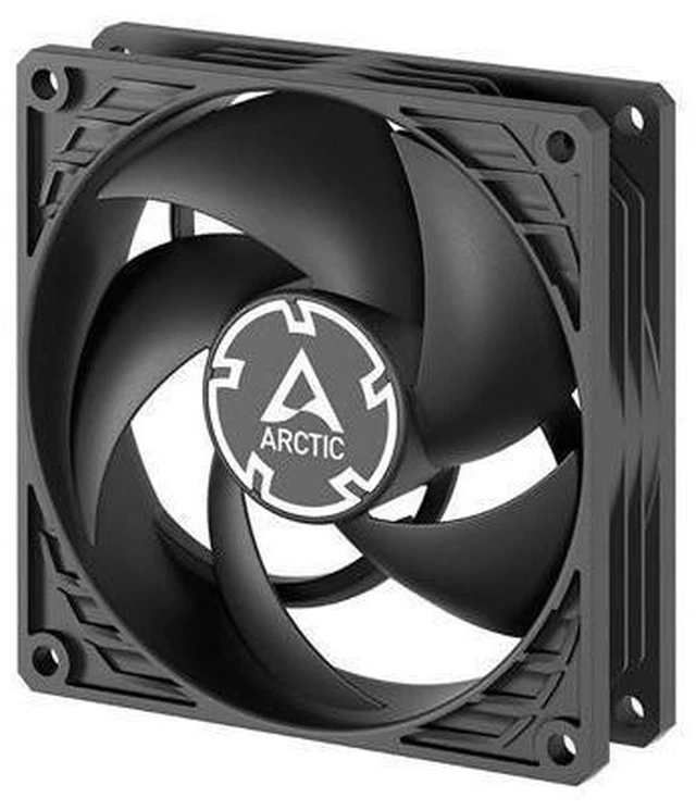 Alt view image 6 of 10 - P9MAX PWM 9.2CM Intelligent Temperature-Controlled Computer Case Fan CPU Dual Ball-Bearing Fan