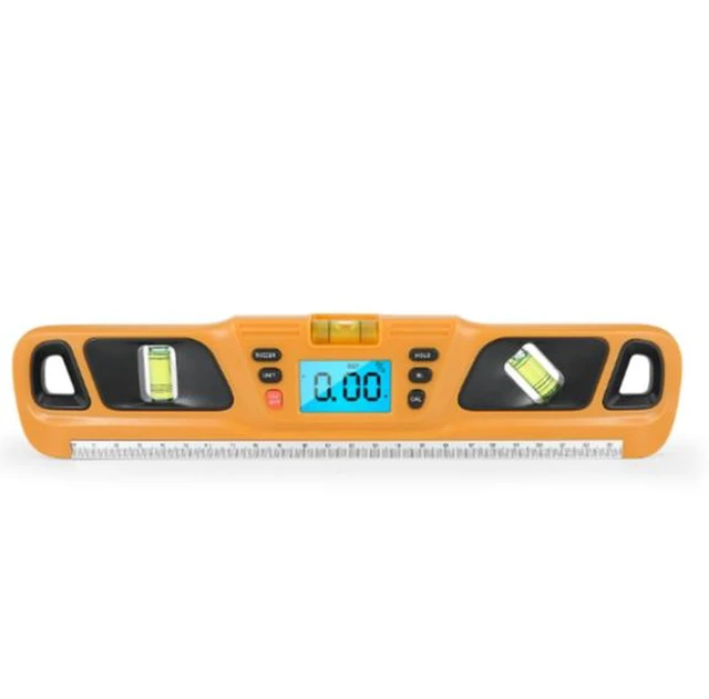Alt view image 7 of 12 - HW-200 Digital Leveling Instrument - Angle Measuring Tool - Horizontal Leveling Instrument - Multi-parameter Digital Angle Measuring Tool - Electronic Slope Meter yellow