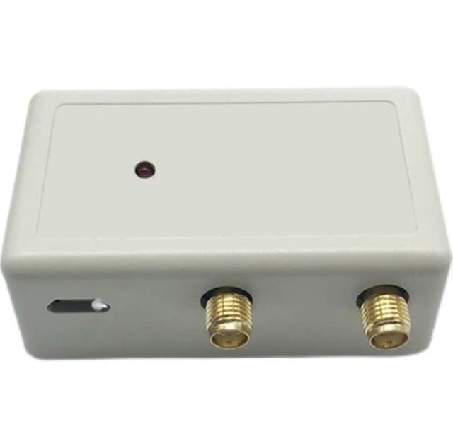 Alt view image 10 of 12 - Small loop antenna 5V bias power supply Bias-T feed power supply unit SMA female connector High gain black