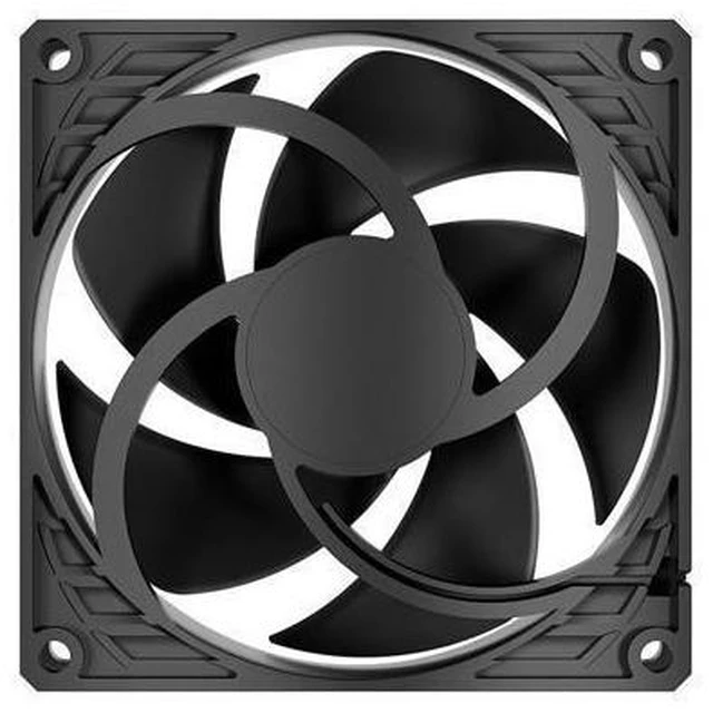 Alt view image 8 of 10 - P9MAX PWM 9.2CM Intelligent Temperature-Controlled Computer Case Fan CPU Dual Ball-Bearing Fan
