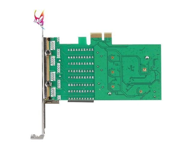 Alt view image 12 of 12 - 4 port gigabit network card 4 RJ45 port PCI-E PCI Express Network adapter with realtek 8111H TXA066