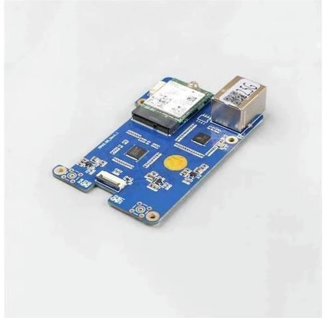 Alt view image 8 of 8 - JAENFONG MPW2.5G for Raspberry Pi 5 Expansion Board PCIE to 7 2.5G ETH with Module Antenna RTL8125 M.2 Ekey for RPI 5