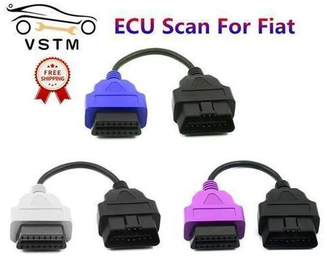 Alt view image 2 of 2 - FOR For ECU Scan&Multiecuscan Adaptor OBD2 Connector Diagnostic Adapter Cable For ECU 3pcs Cable OBD2 16pin cable