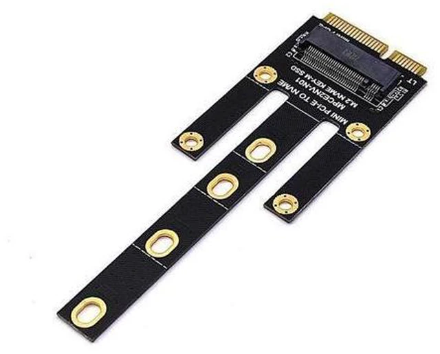 Alt view image 7 of 10 - MPCIE to KEY-M Expaon Slot, MINIPCI-E to NVME M2 Adapter Card, WIFI Interface to M.2 Drive