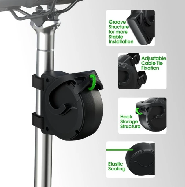 Alt view image 9 of 12 - Bicycle trailer towing device, parent-child bicycle trailer rope, Bicycle Tow Rope