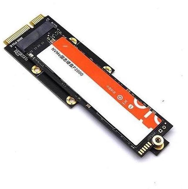 Alt view image 8 of 10 - MPCIE to KEY-M Expaon Slot, MINIPCI-E to NVME M2 Adapter Card, WIFI Interface to M.2 Drive
