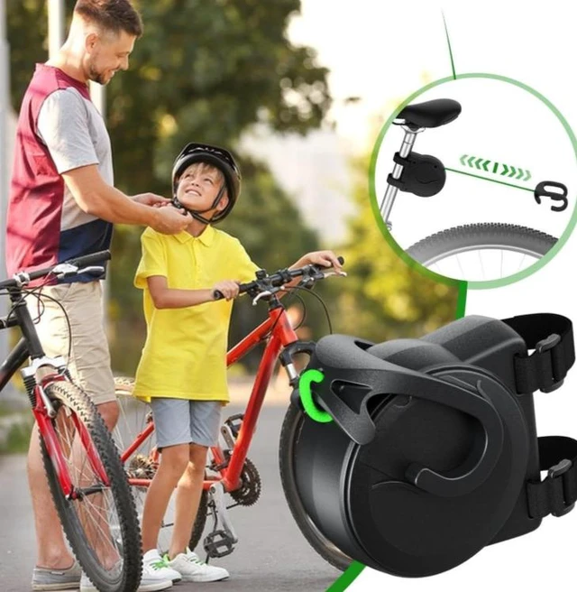 Alt view image 10 of 12 - Bicycle trailer towing device, parent-child bicycle trailer rope, Bicycle Tow Rope