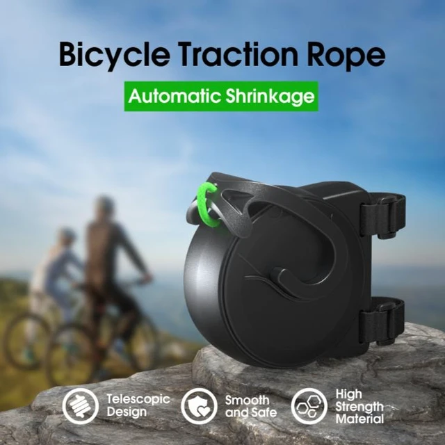 Alt view image 11 of 12 - Bicycle trailer towing device, parent-child bicycle trailer rope, Bicycle Tow Rope