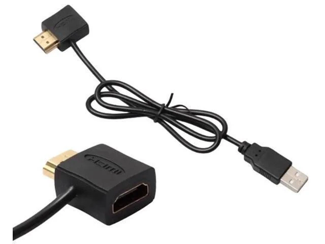 Alt view image 11 of 12 - Car USB to HDMI Fast Charging Cable, USB Male to HDMI Male and Female Conversion Power Cable, Only for Car Charging Use Length 50CM