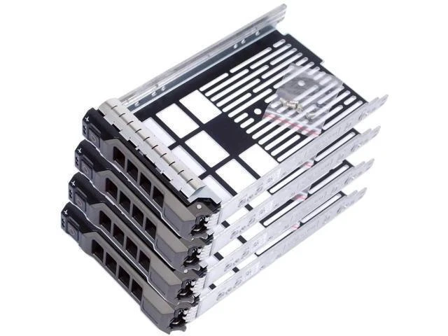 Alt view image 8 of 14 - Pack-4, Hard Drive Tray Caddy for D.ell Poweredge Series 11/12/13 Generation Models 3.5" SAS/SATA R320 R430, R530, R730, T430, T630, R420, R520, R720, T420, T620, R410, R510, R710, T410, T610 T710