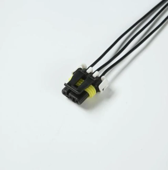Alt view image 7 of 9 - Ignition coil wiring harness socket lamp holder universal lamp holder plug 88986451, 13585316, 645-785