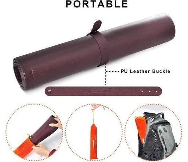Alt view image 13 of 14 - Dual-Sided Multifunctional Desk Pads, 95x40cmWaterproof Desk Blotter Protector Leather Office Desk Wrting Mat Gaming Mouse Pad (Light Purple)