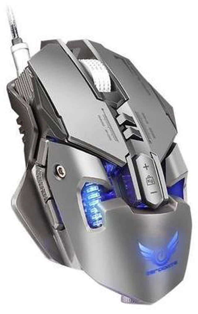 Alt view image 8 of 14 - NEW ZERODATE G9 Mechanical Gaming Mouse Game Competitive Mice Adjustable 4000DPI Programmable 7 Buttons LED backlight for PC Gamer