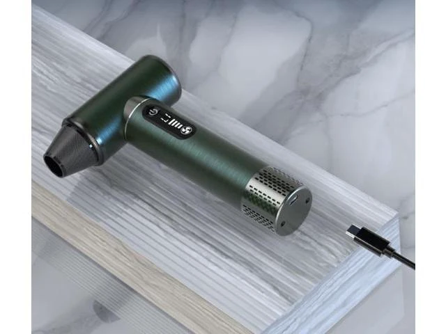 Alt view image 9 of 10 - Duster with powerful fan 130,000 revolutions duster cross-border vehicle-mounted vacuum cleaner electric tool D15S aluminum alloy