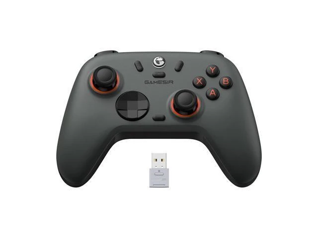 Alt view image 8 of 14 - GameSir Nova Lite 2 Wireless PC Controller with Hall Effect Joysticks & Triggers, 2.4G & Wired 1000Hz Polling Rate, Remappable Buttons - Compatible with PC/Switch/Steam/Android (Grey)