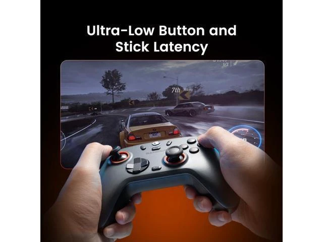 Alt view image 14 of 14 - GameSir Nova Lite 2 Wireless PC Controller with Hall Effect Joysticks & Triggers, 2.4G & Wired 1000Hz Polling Rate, Remappable Buttons - Compatible with PC/Switch/Steam/Android (White)