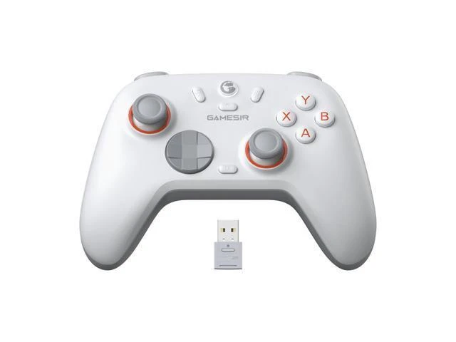 Alt view image 8 of 14 - GameSir Nova Lite 2 Wireless PC Controller with Hall Effect Joysticks & Triggers, 2.4G & Wired 1000Hz Polling Rate, Remappable Buttons - Compatible with PC/Switch/Steam/Android (White)