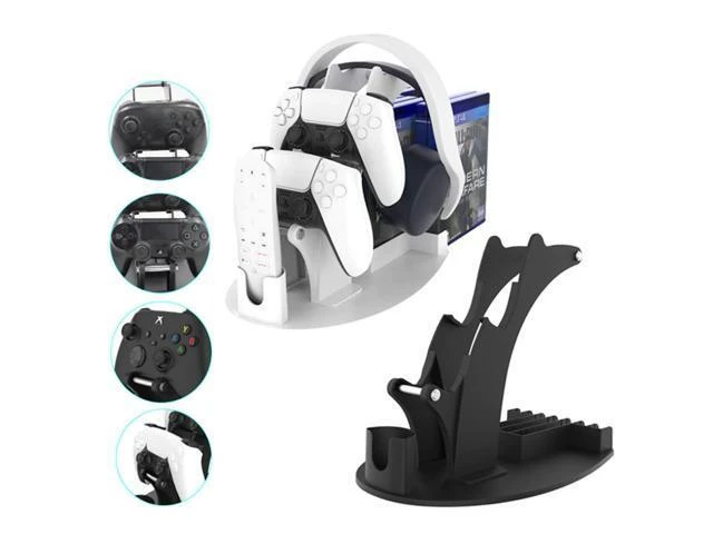 Alt view image 7 of 12 - Universal Controller Bracket Remote Controller Stand Holder Game Disc Storage for PS5 PS4 Xbox Switch Game Accessories