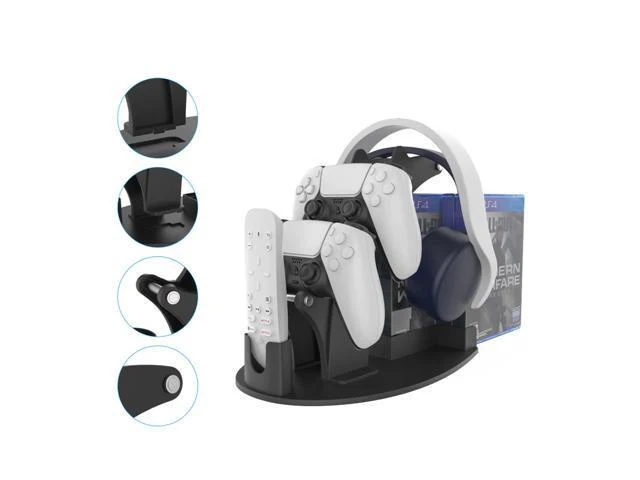 Alt view image 8 of 12 - Universal Controller Bracket Remote Controller Stand Holder Game Disc Storage for PS5 PS4 Xbox Switch Game Accessories
