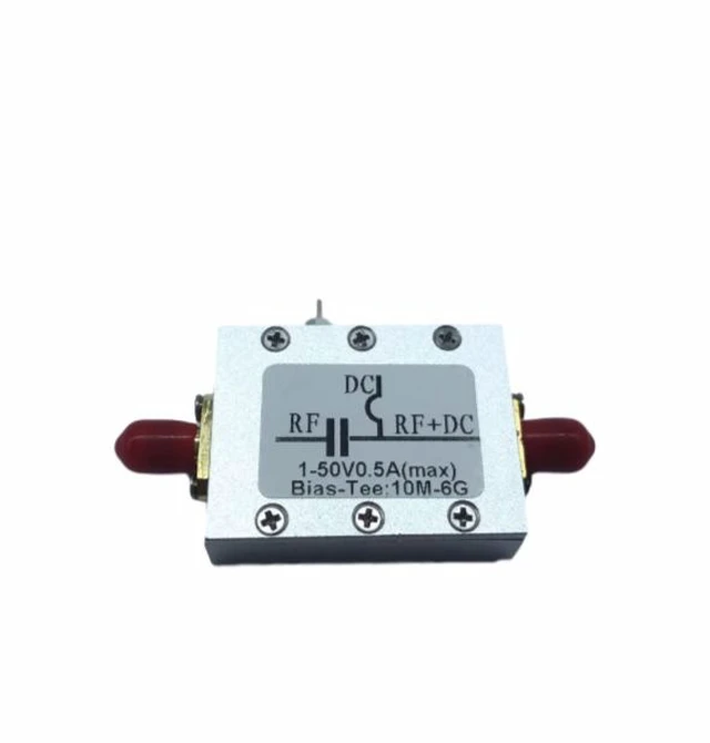 Alt view image 9 of 12 - Radio frequency isolation transformer, biaser, coaxial feed, Bias Tee, 10MHz - 6GHz low insertion loss