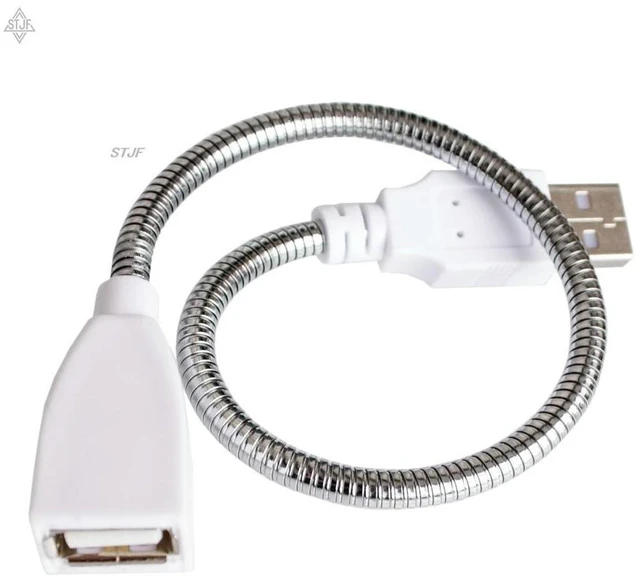 Alt view image 3 of 4 - Desk Lamp USB Power Cable Extension Cord Flexible l Hose USB Desk Light