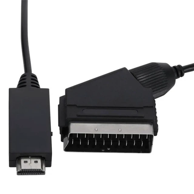 Alt view image 4 of 6 - Adapter Cable Low Power Consumption With USB Power Cable -Compatible To Scart Audio Video Adapter Plug And Play