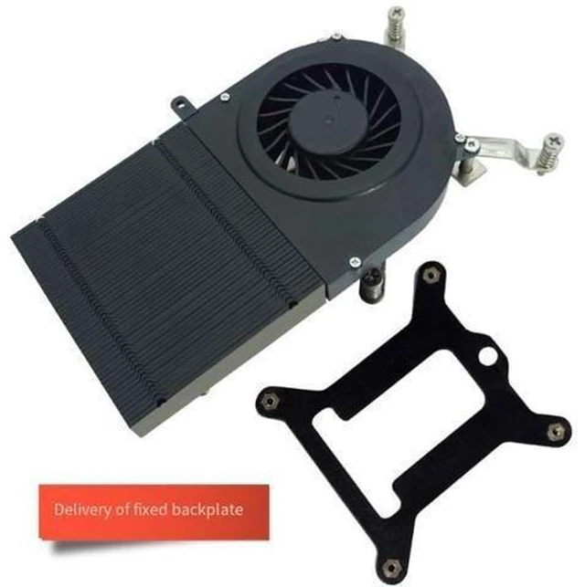 Alt view image 10 of 10 - All-in-one computer with pure copper heat sink, ITX motherboard, NAS desktop computer, under-mounted ultra-thin 1U heat pipe, CPU silent fan
