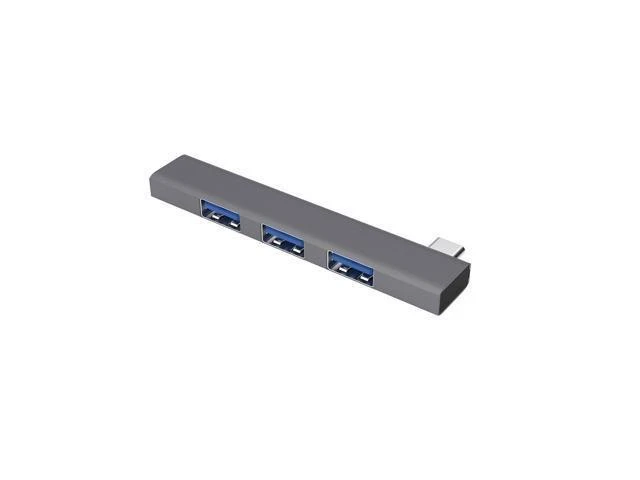 Alt view image 6 of 10 - 8-in-1 USB hub extender, four-in-one hub, Type-C expaon dock, one-to-four computer splitter expaon dock Side-mounted Type-C interface
