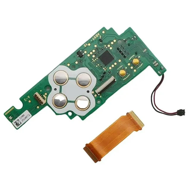 Alt view image 4 of 6 - Power Switch Board+Flex Cable For 3DS ABXY Button Keypad PCB Board Power ON OFF Board Replacement Parts