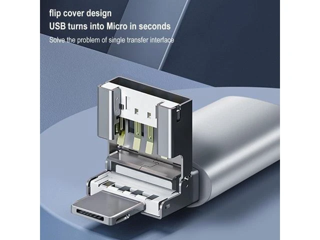 Alt view image 14 of 14 - 4 in 1 OTG Adapter USB to Type-C Adapter Lightning Female to Type C Male PD Fast Charging Adapter for iPhone15 Series USB C to Lightning Fast Charging Data Transfer ConverterCables and Adapters - OEM