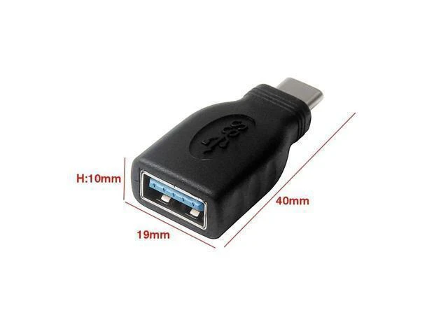 Alt view image 11 of 12 - Type-C OTG Adapter USB3.1 Type-C Male to USB3.0 Female Converter Cable Adapter Replacement for Smart Phone Macbook