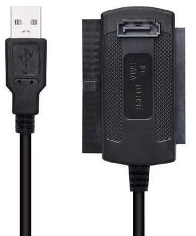 Alt view image 12 of 14 - SinLoon USB to SATA IDE Converter Cable Adapter USB 2.0 to 2.5/3.5/5.25in IDE and SATA Adapter Cable (1.8FT/Black)