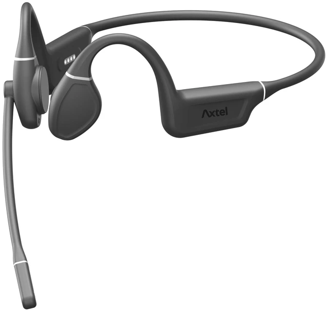 Main image of Aura Pro Bone Conduction Bluetooth Headset, Open-Ear Awareness, ENC Noise Reduction Microphone, Dual-Device, Teams Compatible, IPX5 Sweatproof