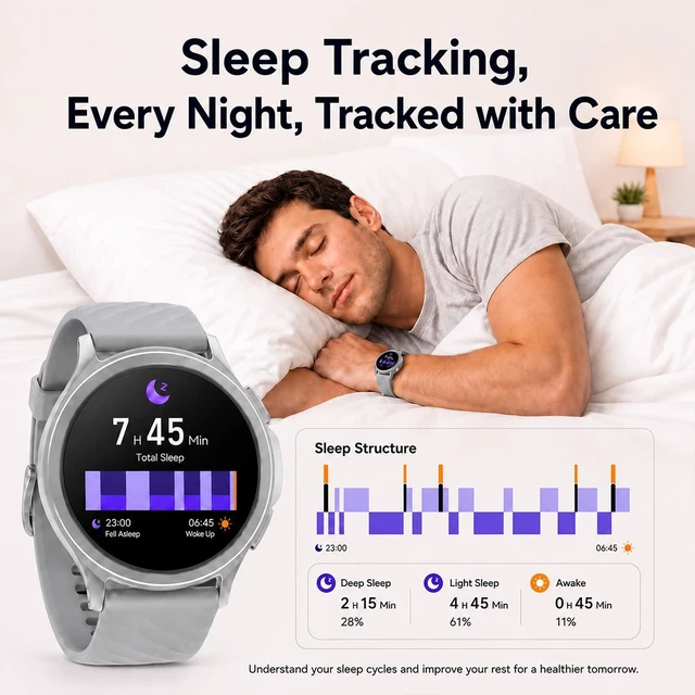 Alt view image 3 of 7 - H16 Smart Watch for Men Women (Answer/Calls), IP68 Waterproof,1.43" HD Fitness Tracker,150+ Sports Modes, Heart Rate/SpO2/Blood Pressure/Sleep Monitor, Smartwatches for Android iPhones