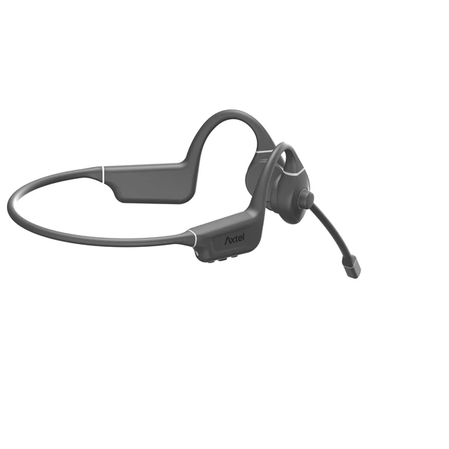 Alt view image 5 of 7 - Aura Pro Bone Conduction Bluetooth Headset, Open-Ear Awareness, ENC Noise Reduction Microphone, Dual-Device, Teams Compatible, IPX5 Sweatproof