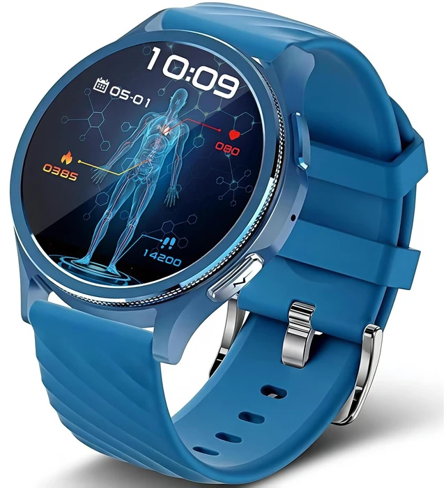 Main image of Smart Watch for Men, 1.43" Amoled Smartwatch with Bluetooth Calling AI Voice, Heart Rate, Sleep Monitor, 150+ Sports Modes, Waterproof Activity Fitness Watch for iPhone/Android